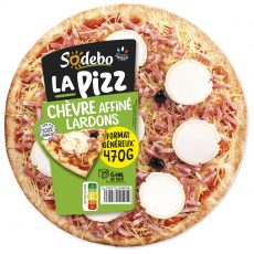 La Pizz - Chèvre Affiné Lardons