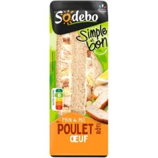 Sandwich Simple & Bon ! Club - Poulet rôti Oeuf