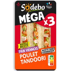 MEGA CLUB poulet tandoori